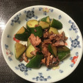 チェリチョコ's cooksnap of when they made きゅうりとサバ缶の煮物.