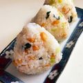 ありみりん♡'s cooksnap of when they made お野菜を摂取♪小松菜と揚げ玉のおにぎり.