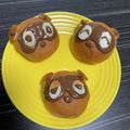 しゅんのいちごまま's cooksnap of when they made 市販のパンで“あつ森”たぬきち・つぶきち.