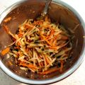 みこひろママ's cooksnap of when they made 人参とじゃがいものピリ辛ゴマ味噌ナムル.