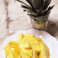 chiechie27's cooksnap of when they made 台湾産パイナップルの切り方と簡単水耕栽培.