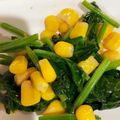 ＊ちーぼ＊'s cooksnap of when they made コーン＆ほうれん草ソテー＊冷凍◎お弁当も.