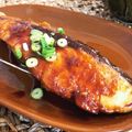 ちょこふみ's cooksnap of when they made ぶりのにんにく酢醤油焼き.