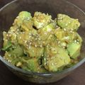 り☆ほ's cooksnap of when they made アボカドおつまみ！キムチで和えました！.