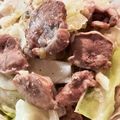 ruricom's cooksnap of when they made 豚タンと春キャベツのネギ塩炒め.