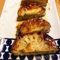 5ura's cooksnap of when they made 余った餃子の餡でレンコンはさみ焼き.