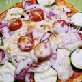 クックCKF4YZ☆'s cooksnap of when they made 簡単手作りピザ.