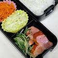 さっちゃんペンギン's cooksnap of when they made 水菜とハム炒め お弁当に‼.