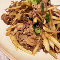 eriiik's cooksnap of when they made 簡単！牛こま、ごぼう、糸こんの炒め煮.