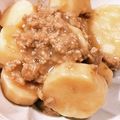ぐでん's cooksnap of when they made 簡単！長芋と豚ひき肉のホクホク煮☻.