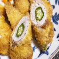 ☆あいちゃん's cooksnap of when they made ✿豚薄切り肉de野菜巻きカツ✿.