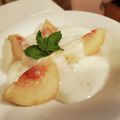 ダッフィーニーうに's cooksnap of when they made ＊ヘルシー＊桃のヨーグルト＊.