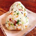 ちゃちゃまる26's cooksnap of when they made フライドオニオンのおにぎり♡.