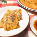 ぽんしゅラブ子's cooksnap of when they made キムチ入り　フワッカリッなチヂミ.