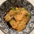 STfam's cooksnap of when they made 彩り野菜と厚揚げの♡揚げ出し豆腐風.