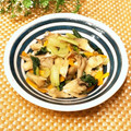 なつき☆ミ's cooksnap of when they made 簡単☆小松菜☆竹輪☆揚げ☆キノコの旨煮.