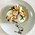 スーパーリンクス's cooksnap of when they made バター風味☆焦がしちくわと大葉のおにぎり.