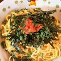 フタバWRGMQ☆'s cooksnap of when they made ♪簡単隠し味で絶品♪明太子パスタ♪.