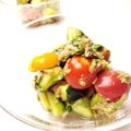 とのチャマ's cooksnap of when they made アボカドきゅうりトマトの青じそ和え.