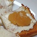 ﾋﾟﾛﾐ♡'s cooksnap of when they made クリームチーズとみかんジャムのトースト.