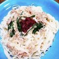 ニシコママ's cooksnap of when they made 【簡単】さっぱり！梅ツナぶっかけそうめん.
