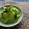 トミュー？'s cooksnap of when they made さっぱり美味しい♪きゅうりと大葉の酢の物.