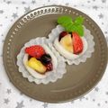 ゆづキッチン's cooksnap of when they made 簡単ひと口♬フルーツ＆大福のプチフール＊.