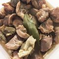 もぐもぐママ♪'s cooksnap of when they made 炊飯器保温で柔らか*砂肝のハーブソルト.