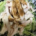 葉月優希's cooksnap of when they made レンジ蒸しササミで★バンバンジー♪.