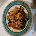 acchasango's cooksnap of when they made ナスと鶏肉甘味噌炒め煮〜子供大好きver.