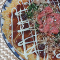 ru⌒u☆'s cooksnap of when they made え？！お好み焼き？！焼き卵かけご飯だよ♡.