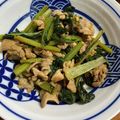 ♡やままゆ☆'s cooksnap of when they made 小松菜と豚肉のポン酢炒め.