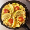 食いしん坊ミント's cooksnap of when they made スキレットで簡単♡シーフードパエリア.