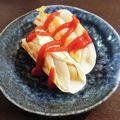 sayacarta's cooksnap of when they made 餃子の皮で作るトルティーヤチーズドッグ.