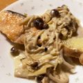 ねこねこさーん's cooksnap of when they made レモン風味＊鮭のムニエルクリームソース.