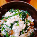 かわゆう1211's cooksnap of when they made ごま香るほうれん草としめじの白和え.