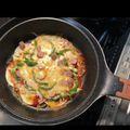 YUKA190201's cooksnap of when they made 超カンタン フライパンで餃子の皮ピザ.