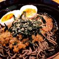 ビビ♡'s cooksnap of when they made 梅とシソと納豆 de 冷たいお蕎麦.