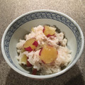バルビー's cooksnap of when they made 炊飯器で簡単！さつま芋のおこわ.