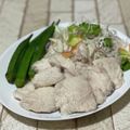 まくのうち's cooksnap of when they made 夏にさっぱり☆鶏むね肉冷しゃぶのたれがけ.