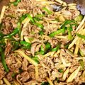 EnodenBoya's cooksnap of when they made 簡単！チンジャオロース(さじ計量だけ).