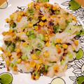 sunny147cm's cooksnap of when they made 枝豆ととうもろこしのチヂミ.