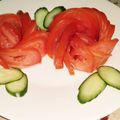 SakuranboX's cooksnap of when they made トマトのバラ【全部食べれます】.