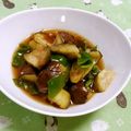赤い電話's cooksnap of when they made 【病院】ピーマンとなすの梅びたし【給食】.