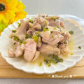 結真は道産子♪'s cooksnap of when they made 夫作。鶏肉の白だし焼き、青しその実乗せ.