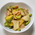 クックQTR827☆'s cooksnap of when they made エリンギとジャガイモのバター醤油炒め★.