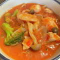 ほっとたこやき's cooksnap of when they made 鶏肉とエビの簡単トマト煮.