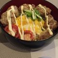 しーてっぷ's cooksnap of when they made 親子マヨ丼★～からあげリメイク～.