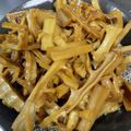 ひこぴーちゃん's cooksnap of when they made 【母の味】干したけのこの煮物？【覚書】.