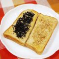 ふうはっちゃん's cooksnap of when they made 手軽にセサミン★シンプルなゴマトースト★.